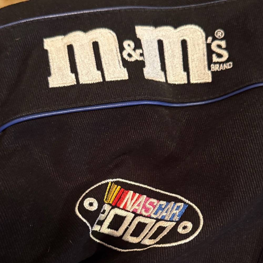 M&M'S Black Bomber Jacket with Colorful Logos - Picture 5 of 8